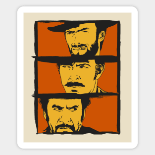 The Good,the Bad and the Ugly art Magnet